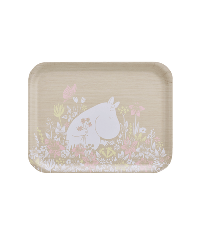 MOOMIN TRAY FLOWER FIELD 36X28CM - Mu Shop