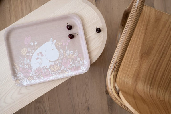 MOOMIN TRAY FLOWER FIELD 36X28CM - Mu Shop