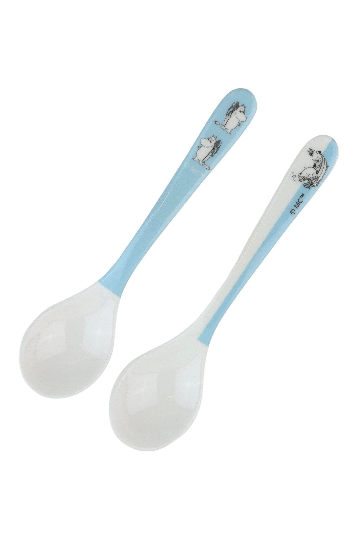 Moomin Water & Bath, Spoons, 2 - pack, Blue - Mu Shop