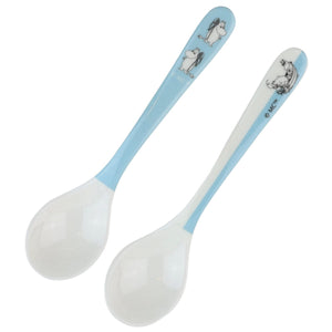 Moomin Water & Bath, Spoons, 2 - pack, Blue - Mu Shop