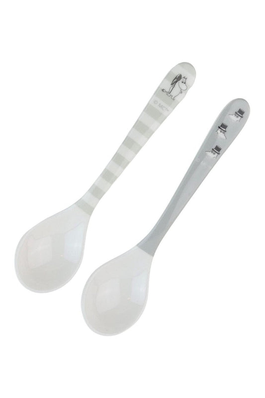 Moomin Water & Bath, Spoons, 2 - pack, Grey - Mu Shop