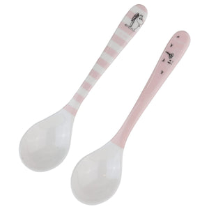 Moomin Water & Bath, Spoons, 2 - pack, Pink - Mu Shop