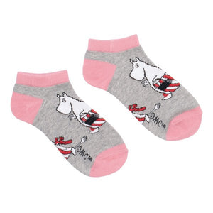 Moominmamma Ladies Ankle Socks - Grey - Mu Shop