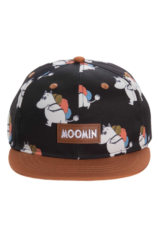 Moomintroll Adventure Kids Cap - Black - Mu Shop