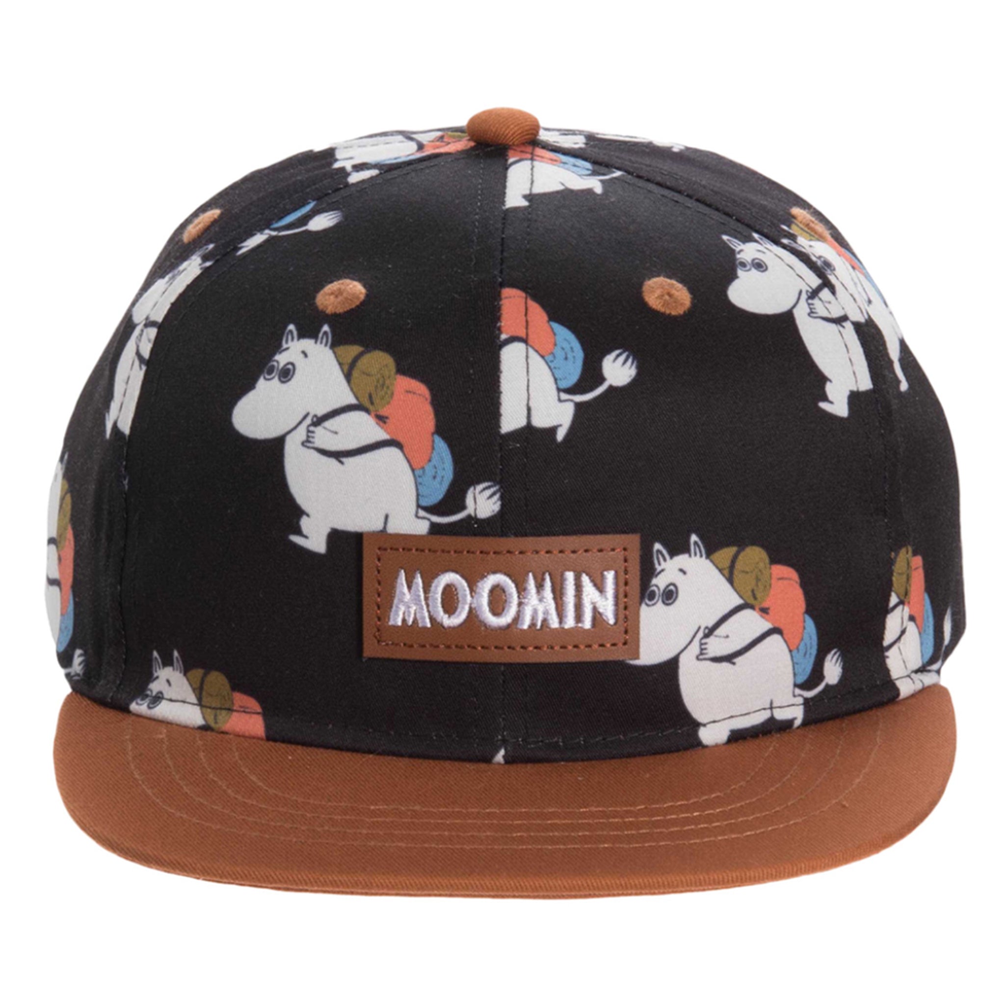 Moomintroll Adventure Kids Cap - Black - Mu Shop