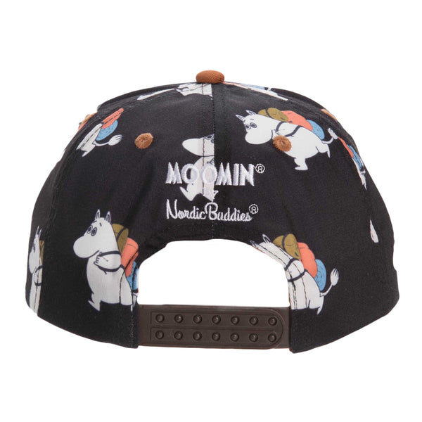 Moomintroll Adventure Kids Cap - Black - Mu Shop