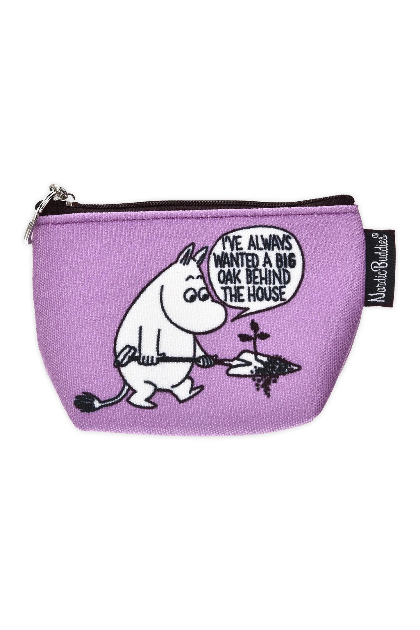 Moomintroll Gardening Coin Purse - Lilac - Mu Shop