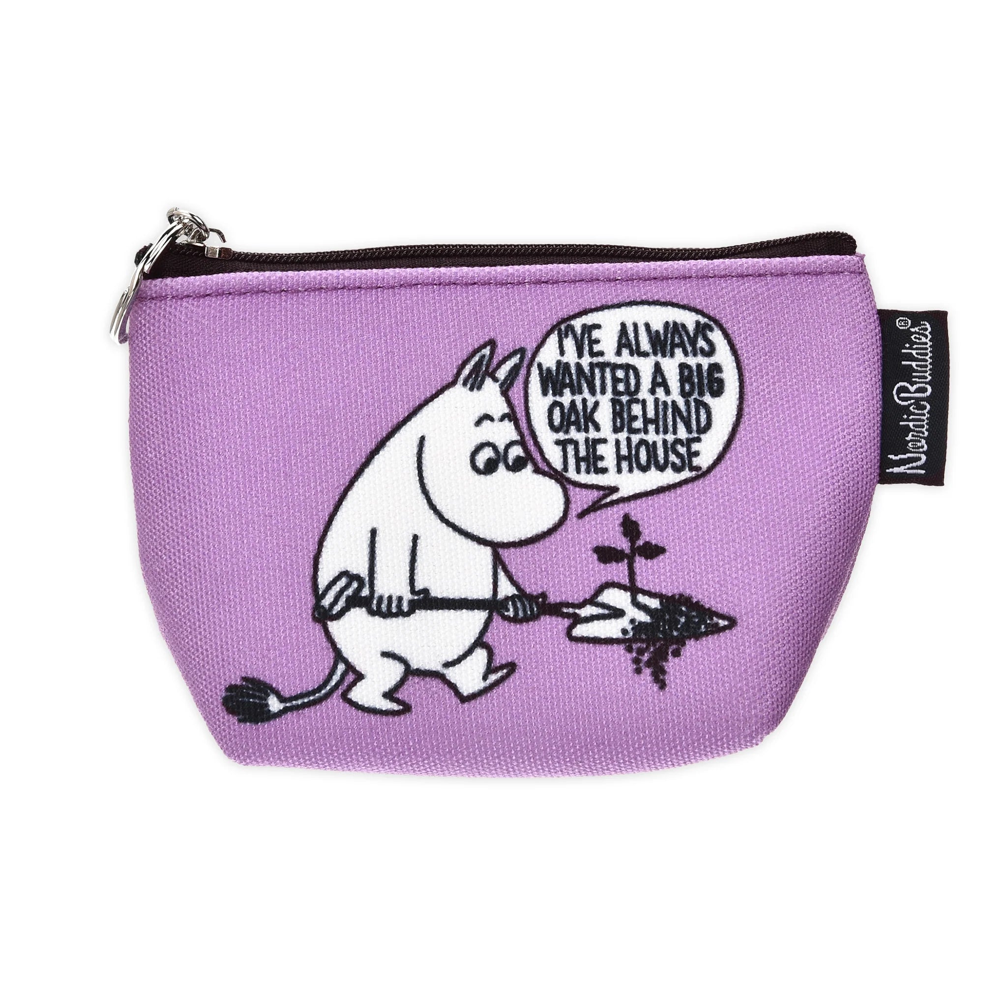 Moomintroll Gardening Coin Purse - Lilac - Mu Shop