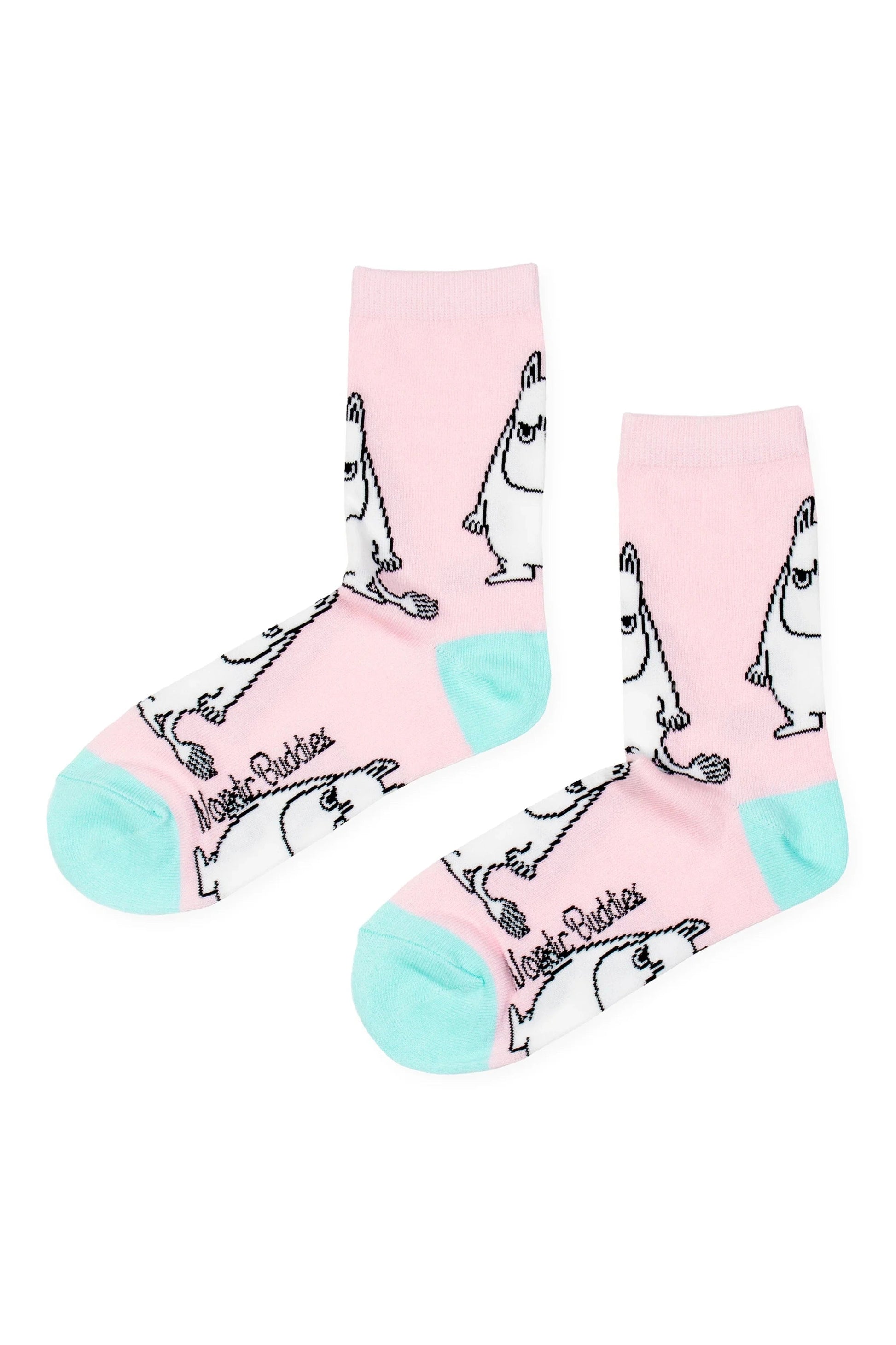 Moomintroll Grumpy Ladies Socks - Pink - Mu Shop