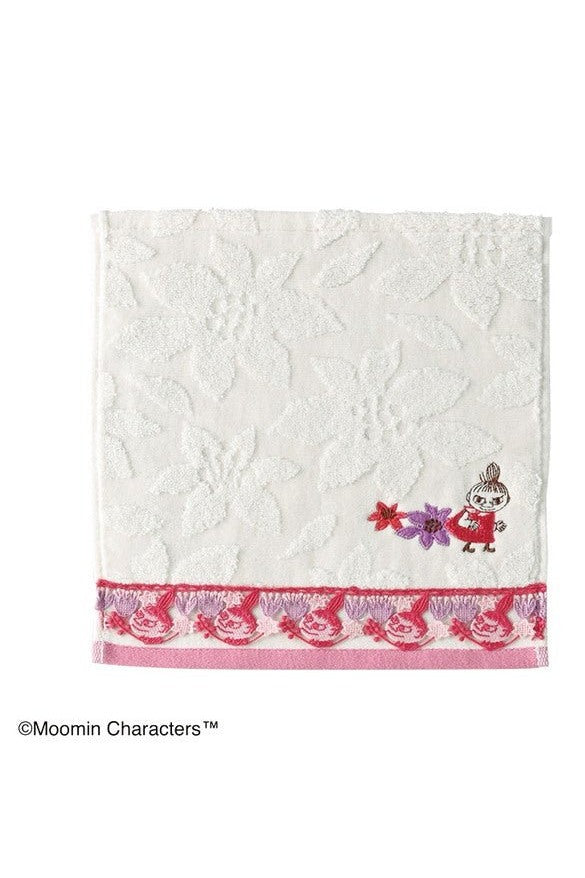 Moomintroll Towel - Little My (Pink & White) - Mu Shop