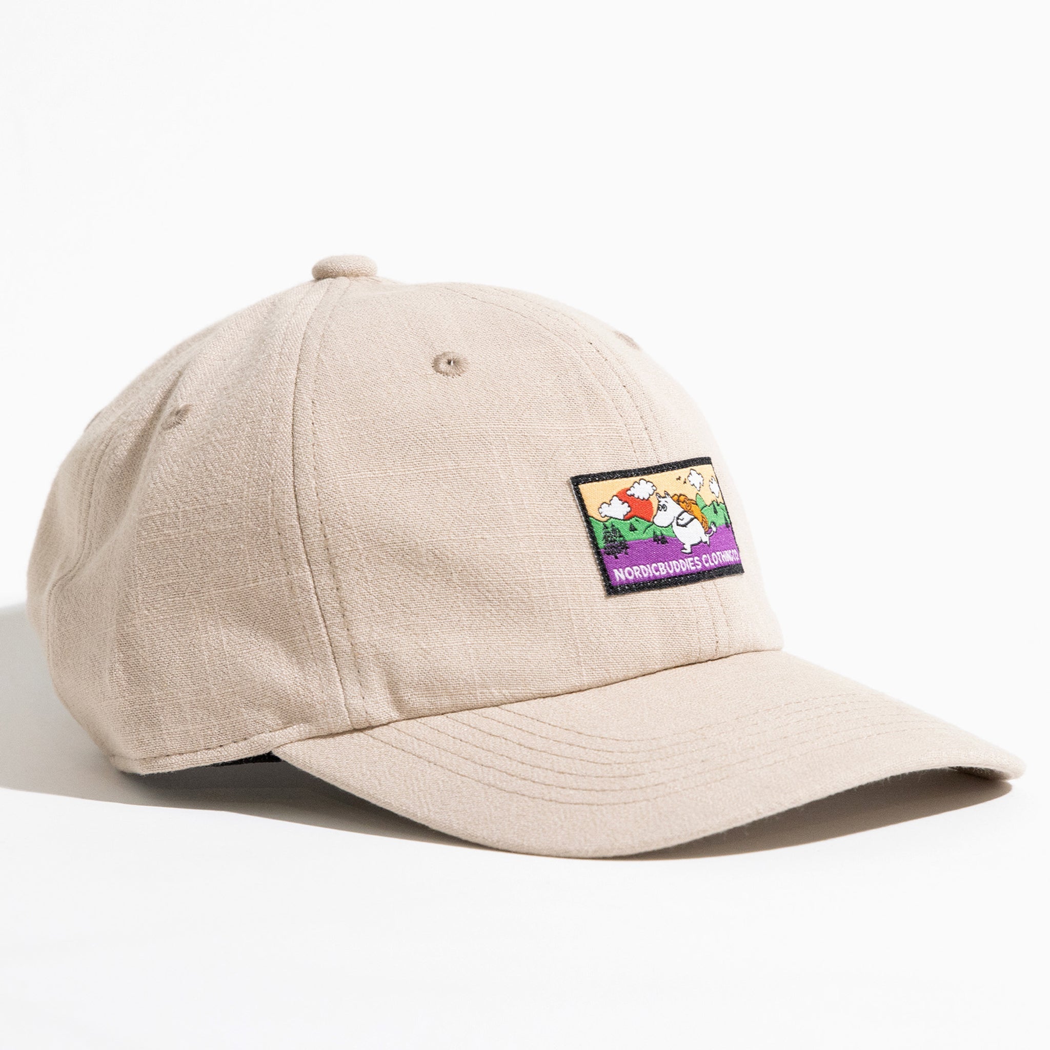 Moomintroll's Adventure Adult Cap - Beige - Mu Shop