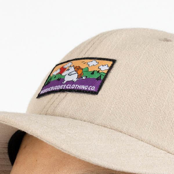 Moomintroll's Adventure Adult Cap - Beige - Mu Shop