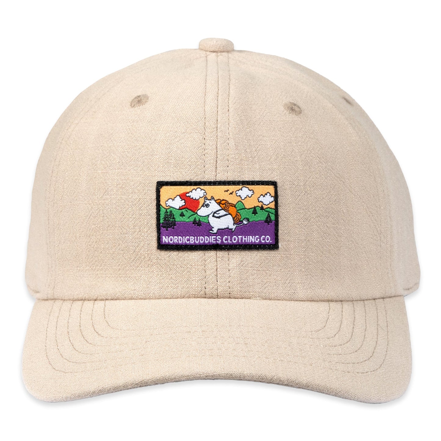 Moomintroll's Adventure Adult Cap - Beige - Mu Shop