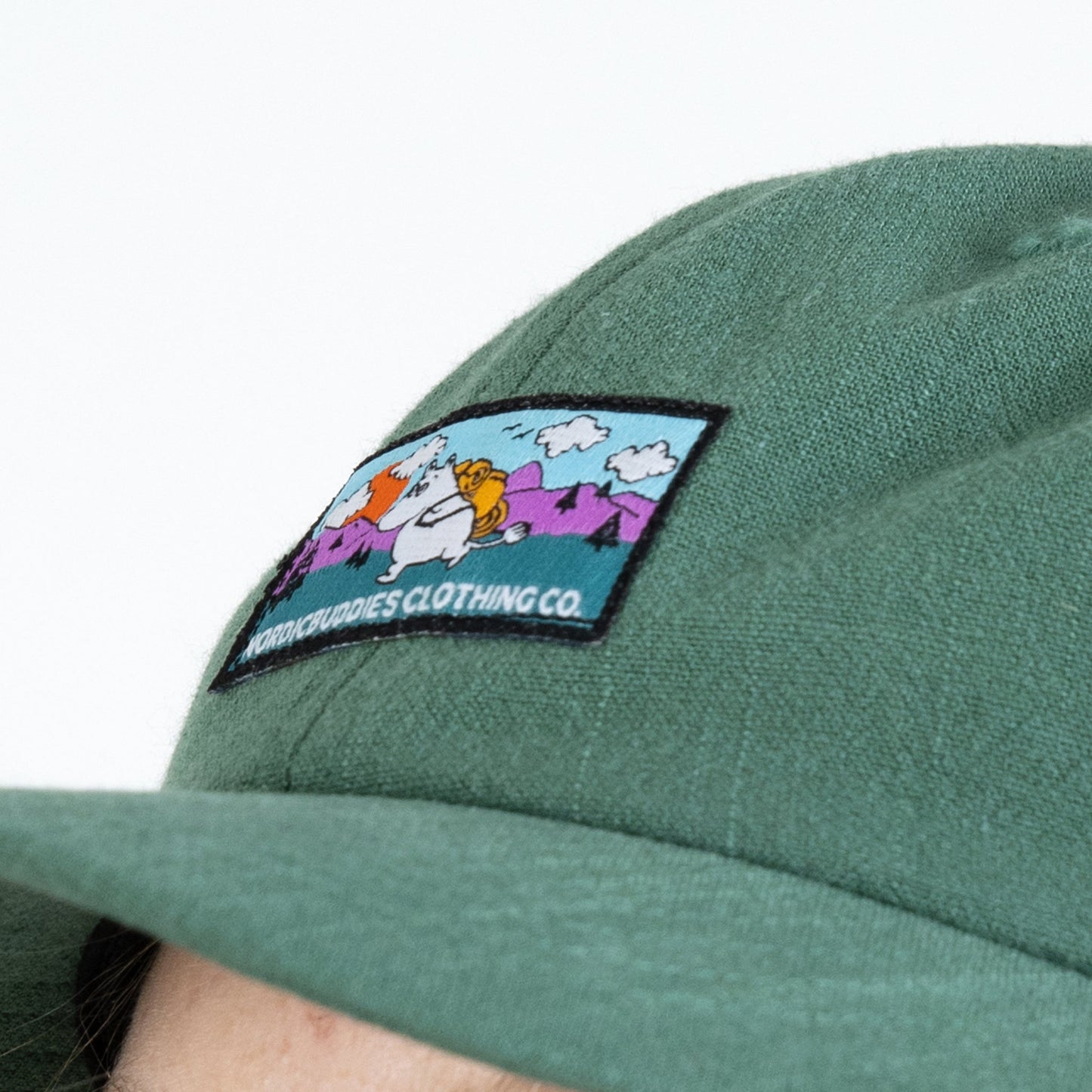 Moomintroll's Adventure Adult Cap - Green - Mu Shop