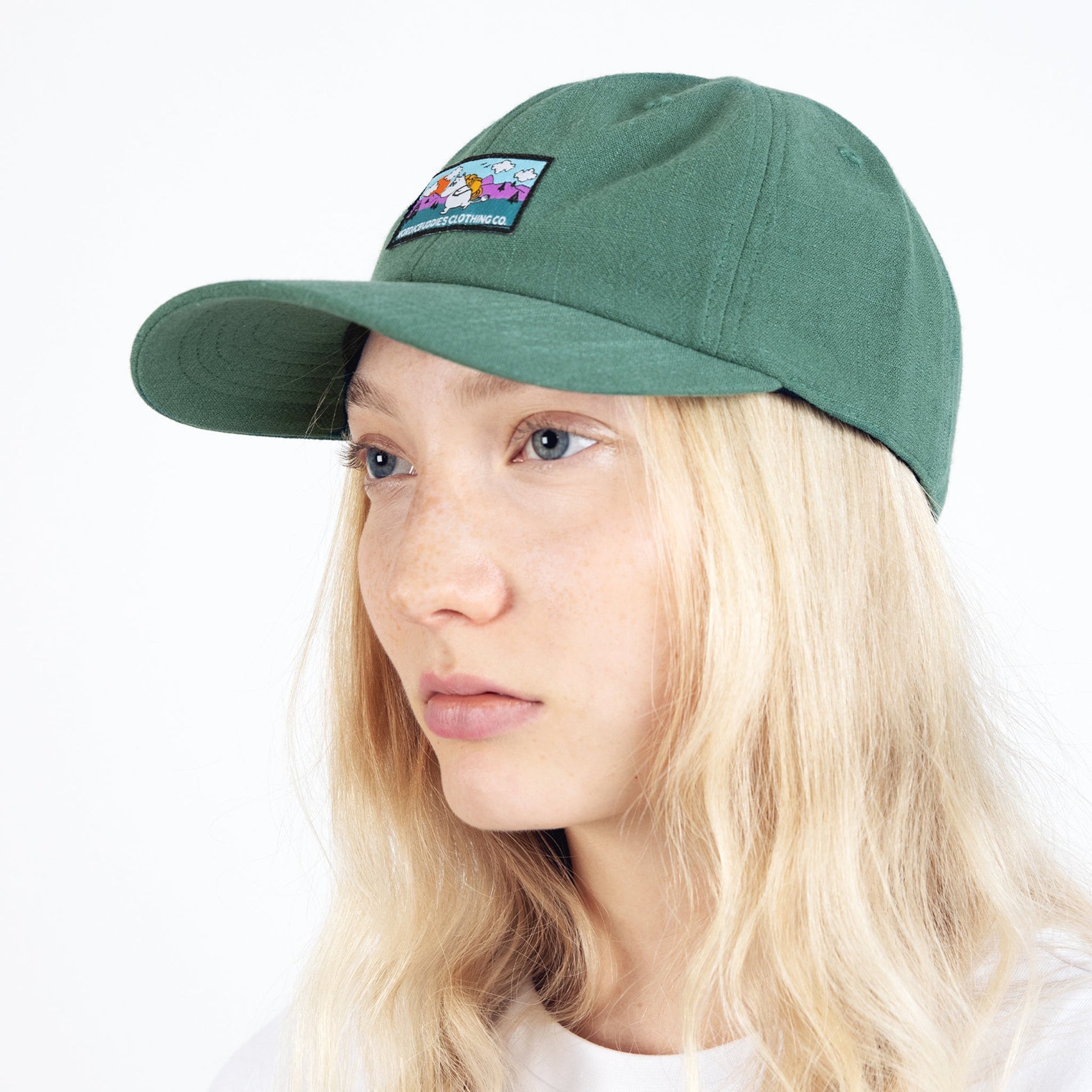 Moomintroll's Adventure Adult Cap - Green - Mu Shop