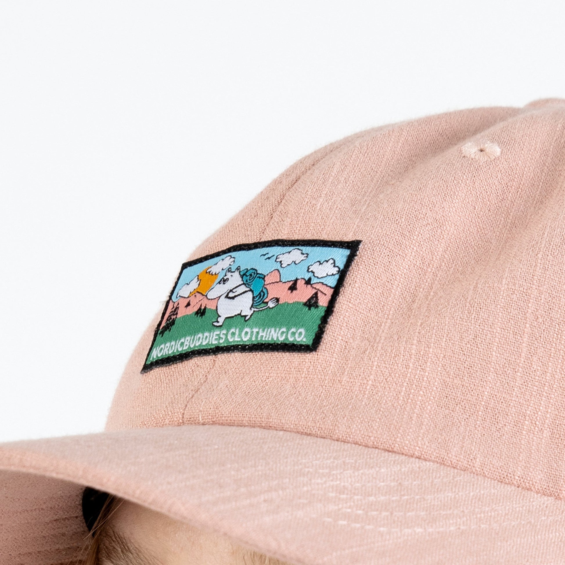 Moomintroll's Adventure Adult Cap - Light Peach - Mu Shop