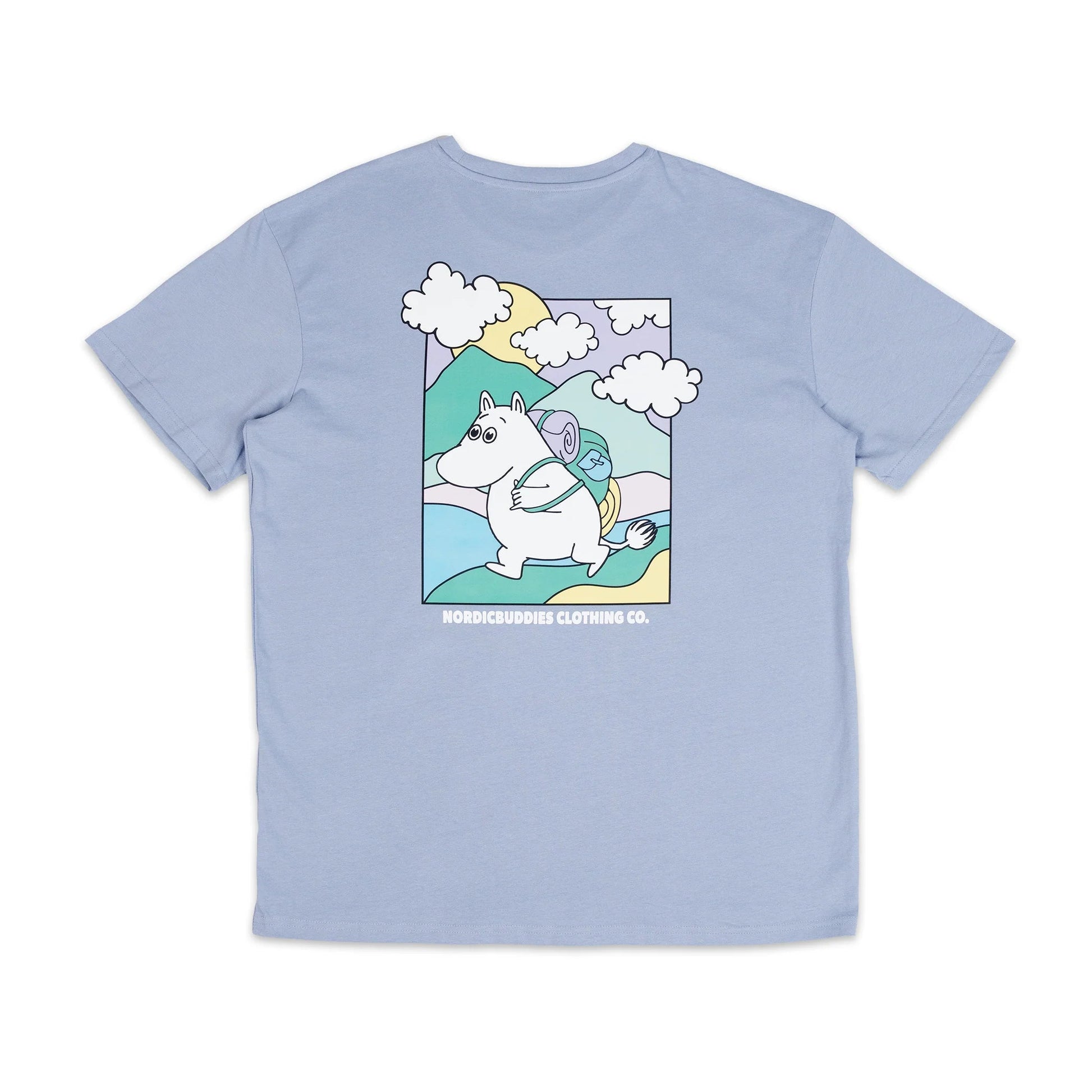 Moomintroll's Adventure T-Shirt Unisex - Blue - Mu Shop