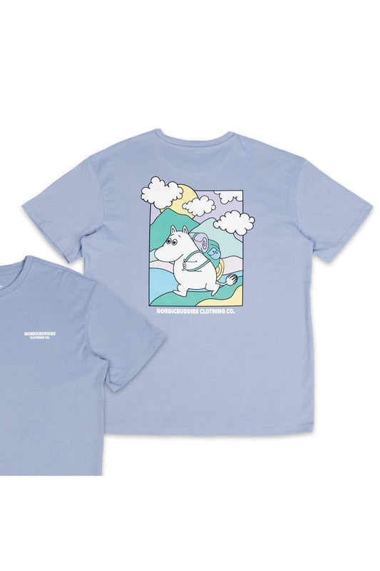 Moomintroll's Adventure T-Shirt Unisex - Blue - Mu Shop