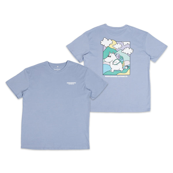 Moomintroll's Adventure T-Shirt Unisex - Blue - Mu Shop