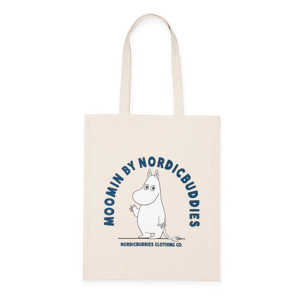 Moomintroll's Greeting Tote Bag - Beige - Mu Shop