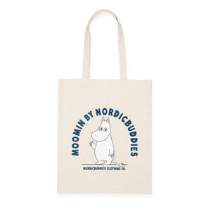 Moomintroll's Greeting Tote Bag - Beige - Mu Shop