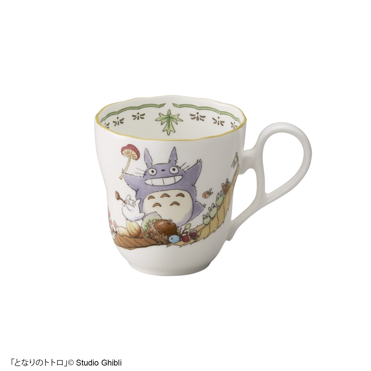 My Neighbor Totoro ‘Mushroom’ Fine Bone China Mug 375ml - Mu Shop