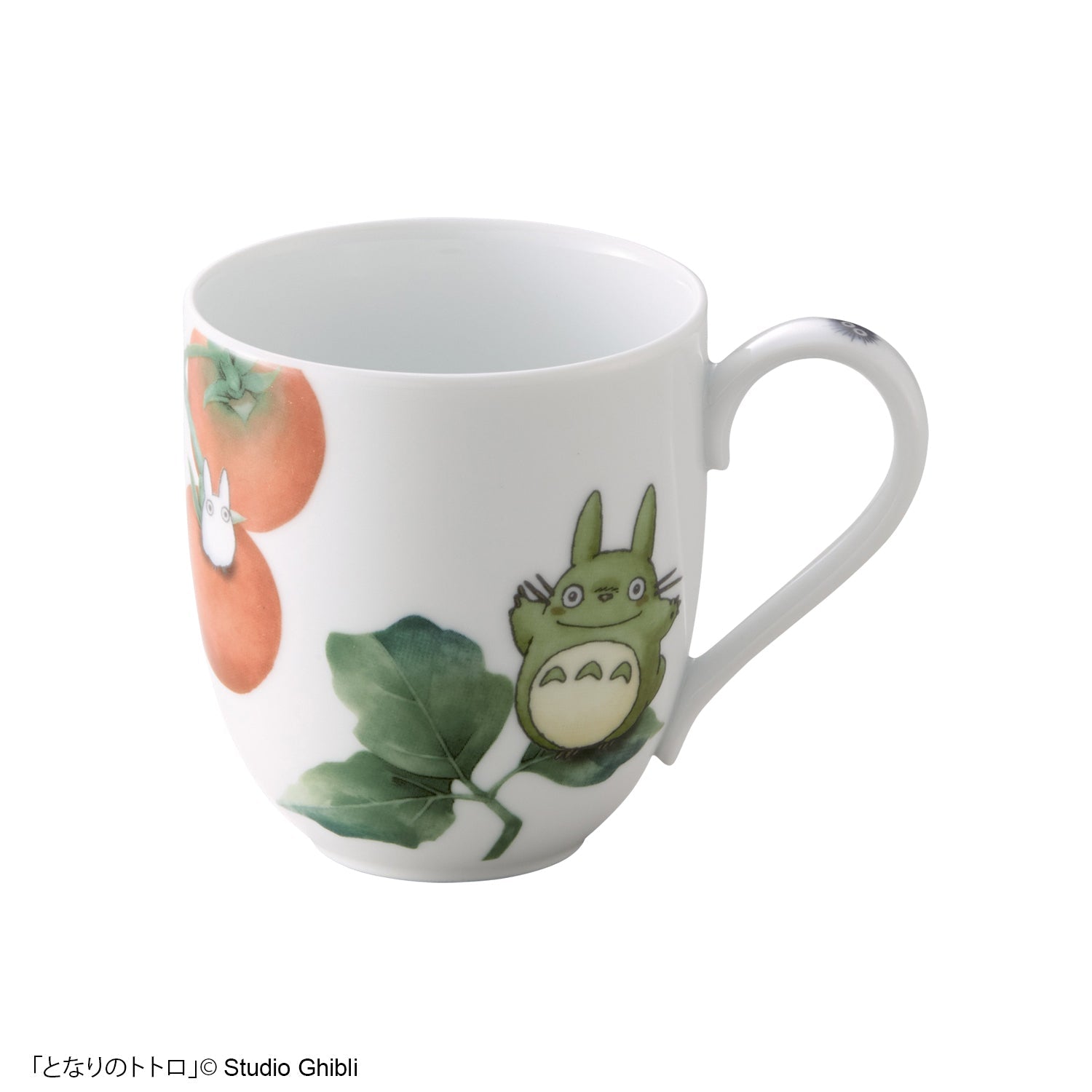 My Neighbor Totoro ‘Tomato’ Fine White Porcelain Mug 290ml - Mu Shop