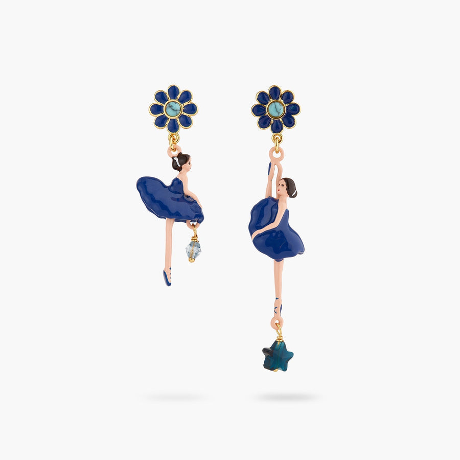 Mystery Of The Nile Pas De Deux Asymmetrical Earrings (STUD)