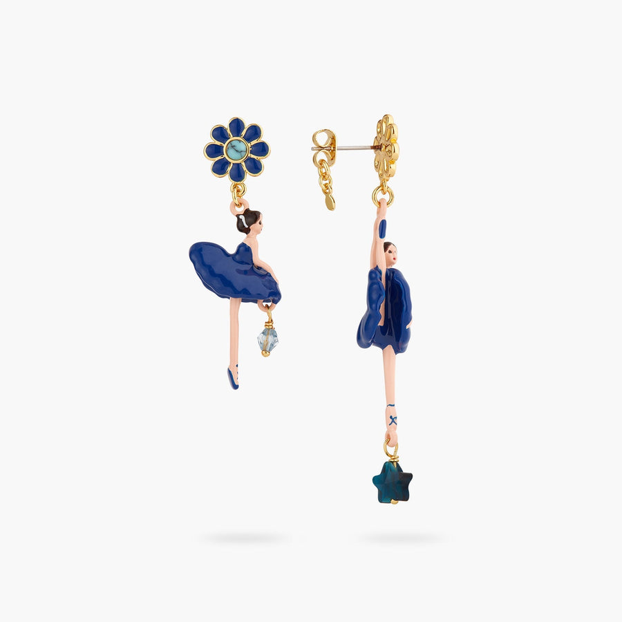 Mystery Of The Nile Pas De Deux Asymmetrical Earrings (STUD)