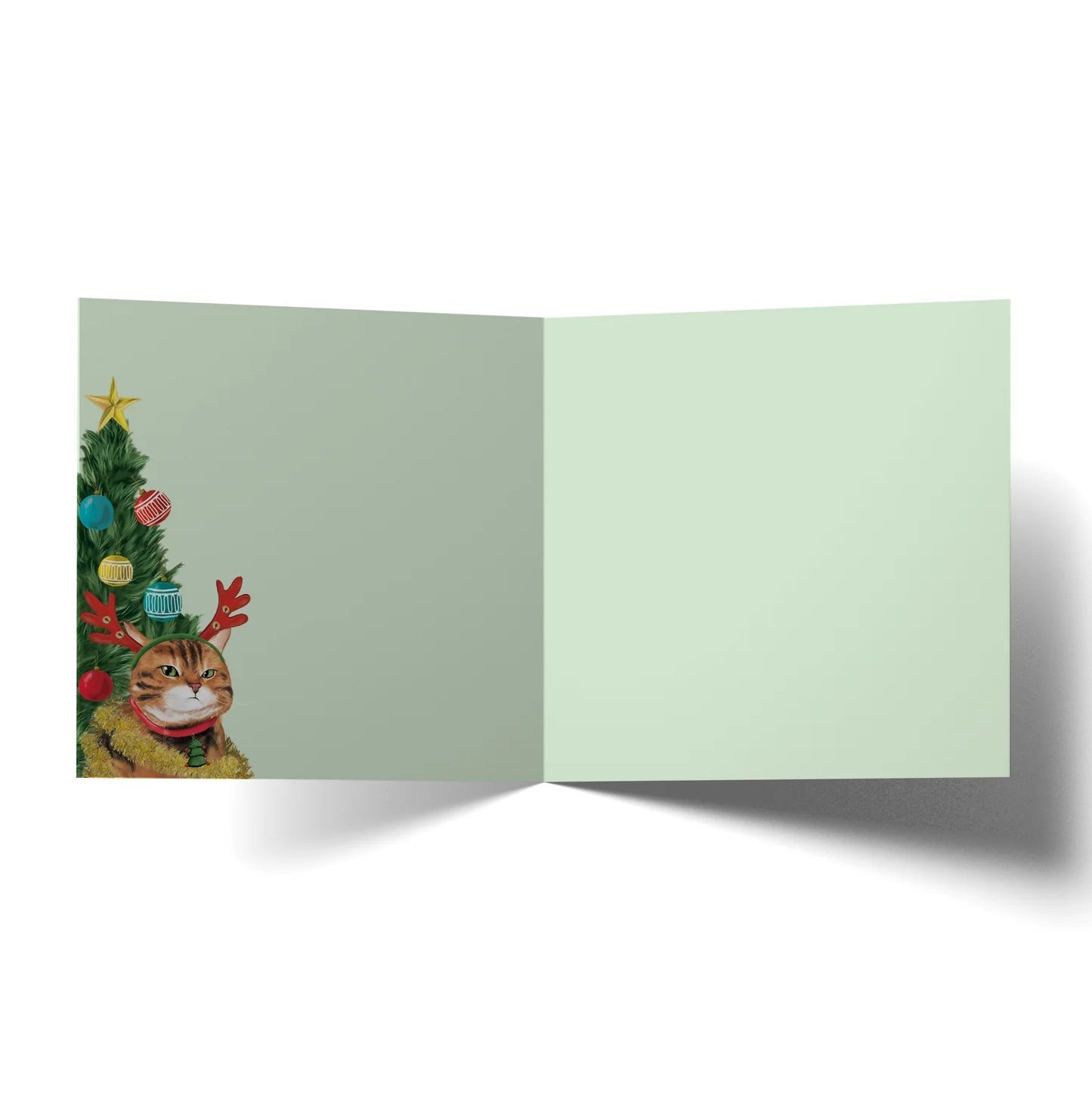 Naughty Cat Greeting Card - Mu Shop