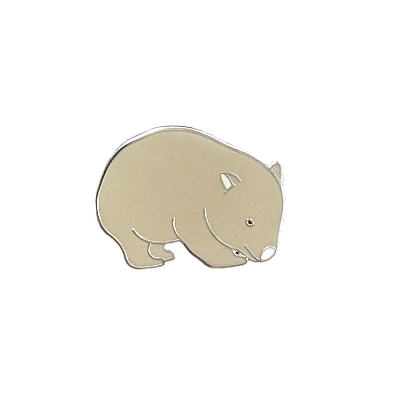 Wombat Enamel Pin
