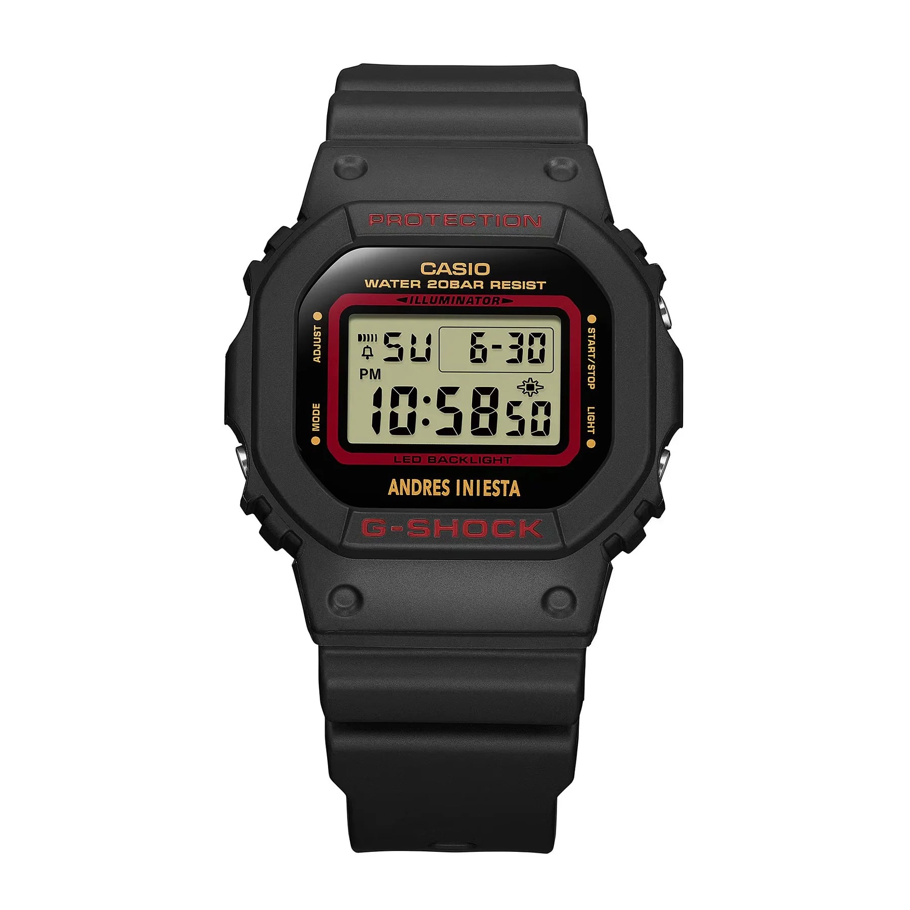 NLA - G SHOCK DIG ANDRES INIESTA S/WATCH - Mu Shop