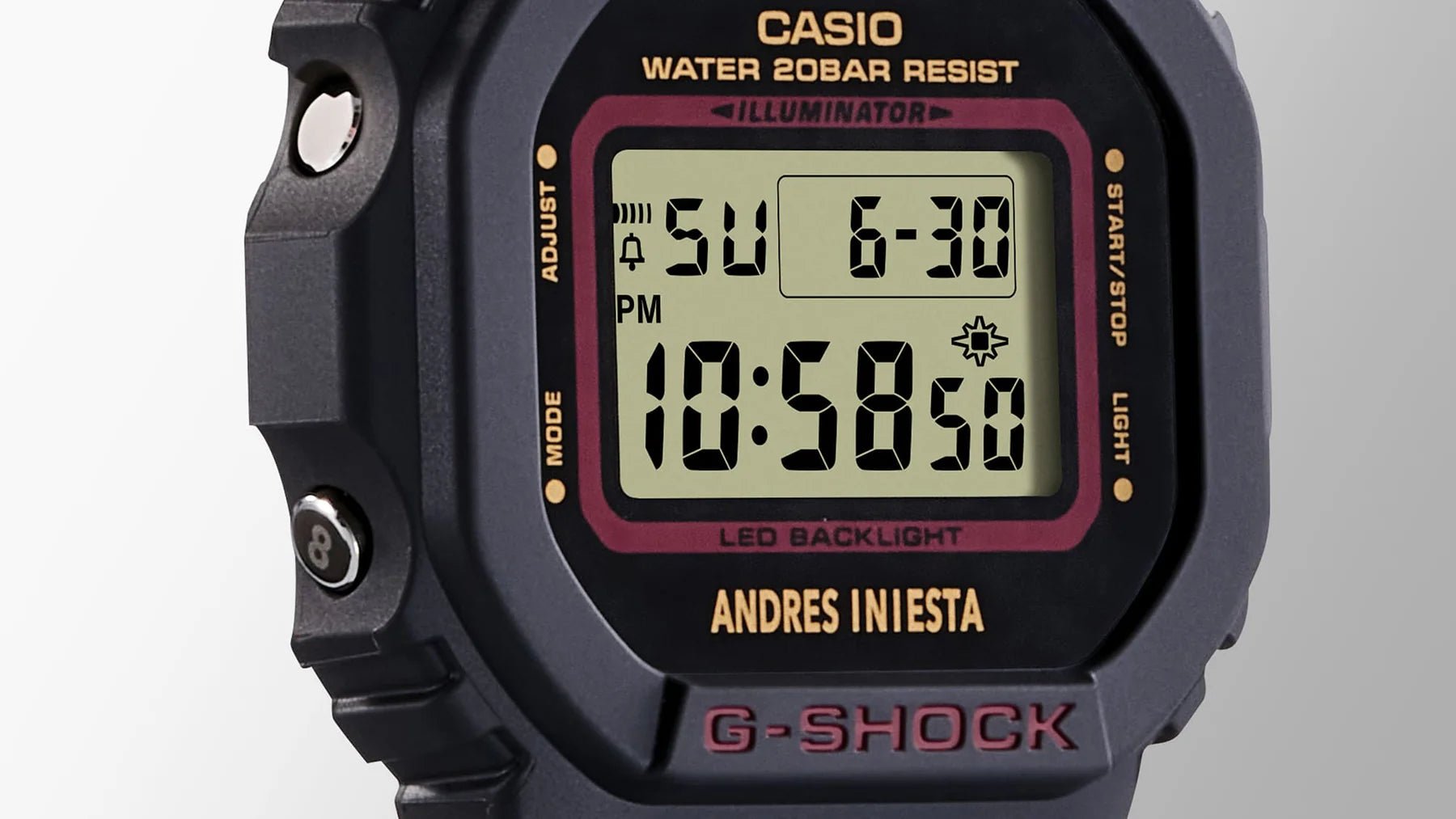 NLA - G SHOCK DIG ANDRES INIESTA S/WATCH - Mu Shop