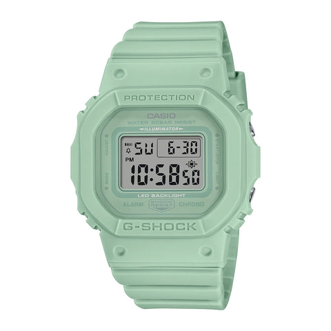 NLA - G SHOCK MID DIG BASIC CLR LED, GREEN S/WATCH - Mu Shop