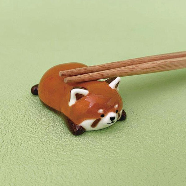 Noodle Stopper & Chopstick Holder - Red Panda - Mu Shop