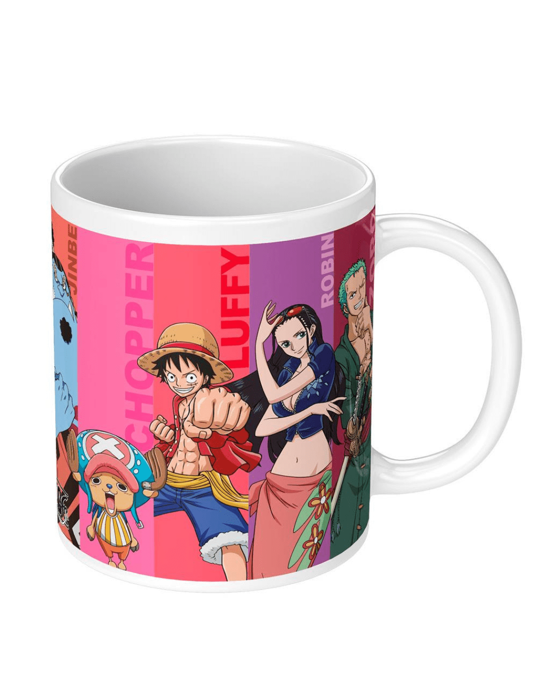 One Piece Panels White Mug 350ml - Mu Shop