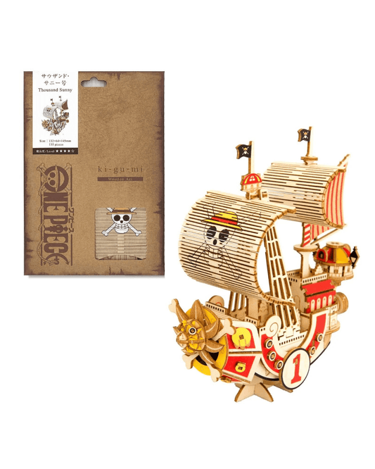One Piece Thousand Sunny –Wa - Gu - Mi Wooden Art Model - Mu Shop
