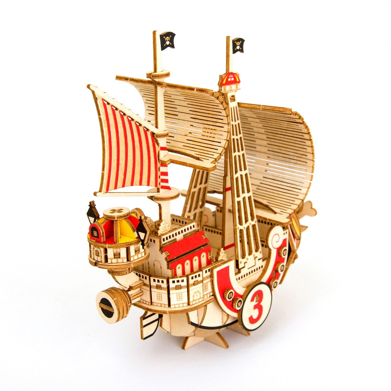 One Piece Thousand Sunny –Wa - Gu - Mi Wooden Art Model - Mu Shop