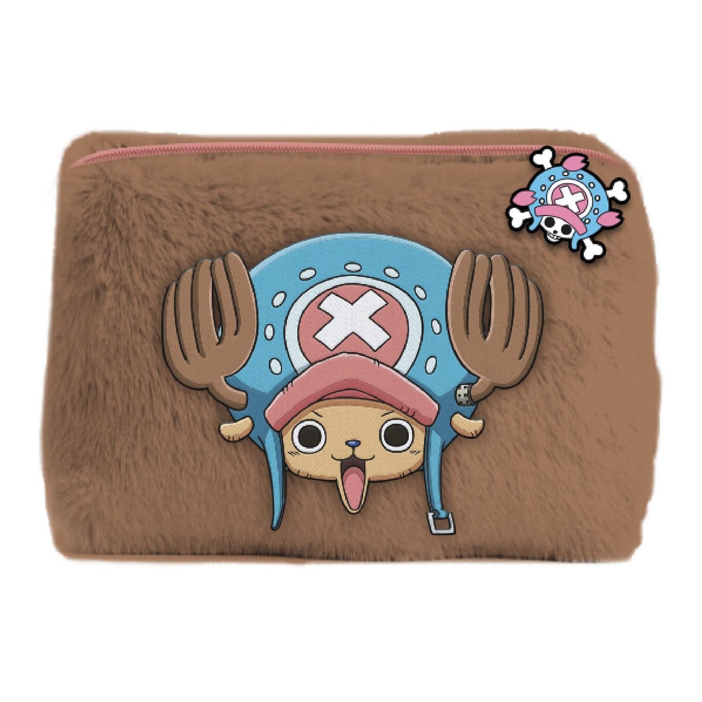 One Piece Chopper Fluffy Plush Pencil Case