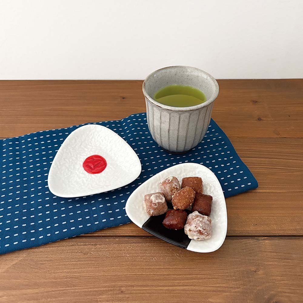 Onigiri Small Plate 9.6cm - Ume - Mu Shop