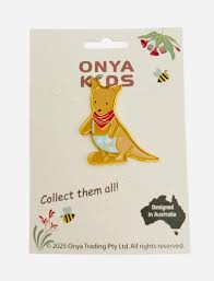 Onya Kids Enamel Pin - Kangaroo - Mu Shop