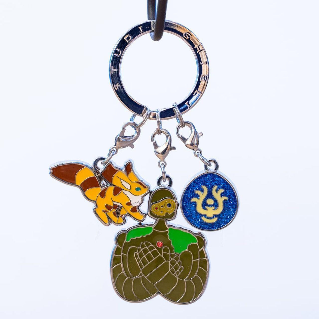 Castle In The Sky Three-Link Keyring Robot Soldie
