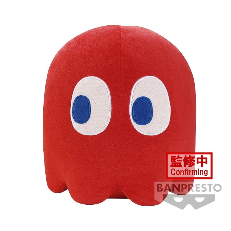 Pac - Man Blinky Red Ghost 20cm Plush - Mu Shop