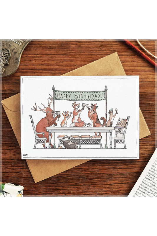 Party First, Presents Later! - Greeting Card - Mu Shop