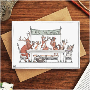 Party First, Presents Later! - Greeting Card - Mu Shop