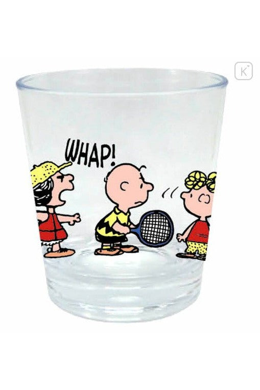 Peanuts Acrylic Tumbler - Tennis Scene - Mu Shop