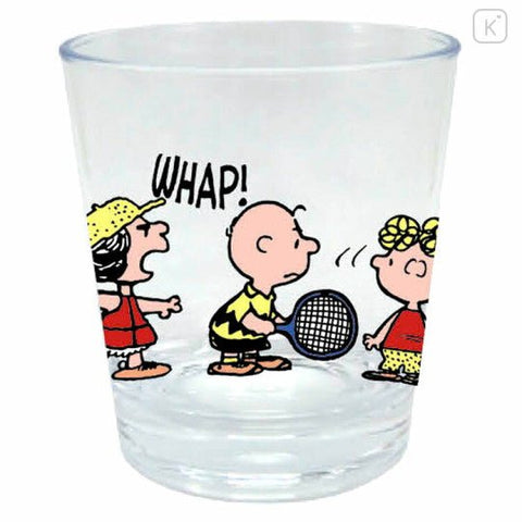 Peanuts Acrylic Tumbler - Tennis Scene - Mu Shop