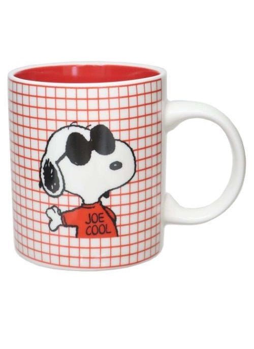 Peanuts Joe Cool Snoopy Checkered Mug - Mu Shop