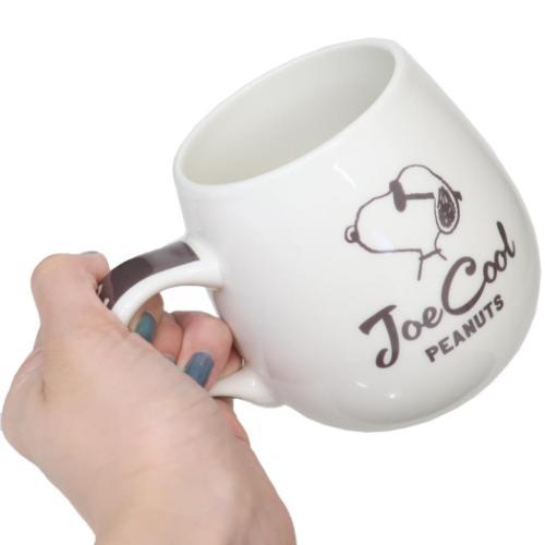 Peanuts Joe Cool Snoopy Round Ceramic Mug - Mu Shop