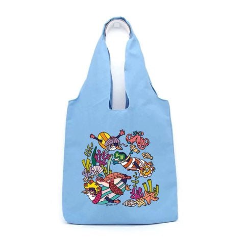 Penguin in Fashion Tote Bag - Mu Shop
